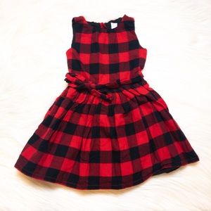 Carter’s Plaid Holiday Dress 3t